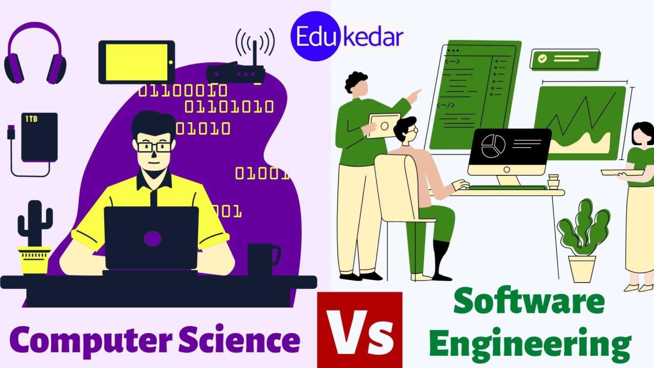 Computer science engineering software vs what differences between can Computer science engineering software vs what differences between can